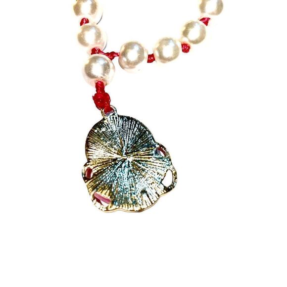 Custom Hand Knotted Cultured Pearl Necklace with Pink Jade Buddha - Picture 6 of 12